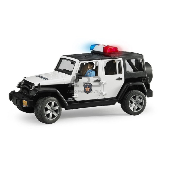 Bruder policijos automobilis Jeep Wrangler Unlimited Rubicon 02526 1 Bruder policijos automobilis Jeep Wrangler Unlimited Rubicon 02526 1