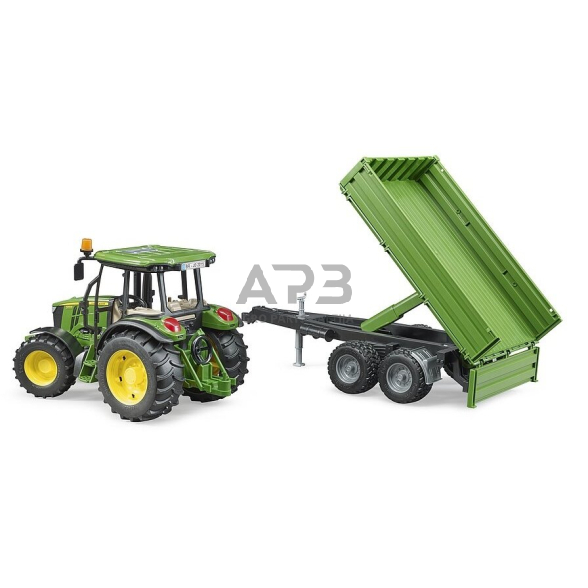 Bruder traktorius John Deere 5115M su priekaba 02108 2 Bruder traktorius John Deere 5115M su priekaba 02108 2