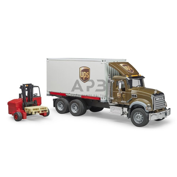Bruder siuntų sunkvežimis UPS su priedais, 02828 Bruder siuntų sunkvežimis UPS su priedais, 02828