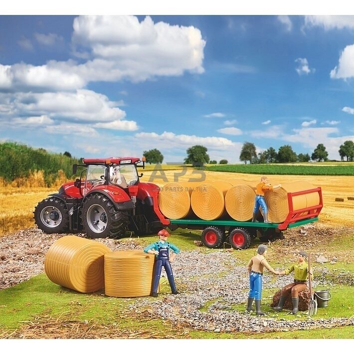 Bruder priekaba su 8 šieno rulonais, 02220 4 Bruder priekaba su 8 šieno rulonais, 02220 4