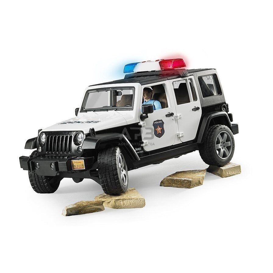 Bruder policijos automobilis Jeep Wrangler Unlimited Rubicon 02526 4 Bruder policijos automobilis Jeep Wrangler Unlimited Rubicon 02526 4