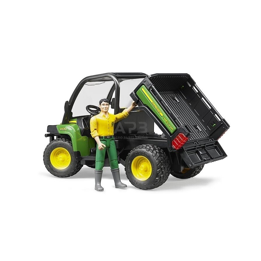 Bruder visureigis John Deere Gator XUV 855D su vairuotoju, 02490 2 Bruder visureigis John Deere Gator XUV 855D su vairuotoju, 02490 2