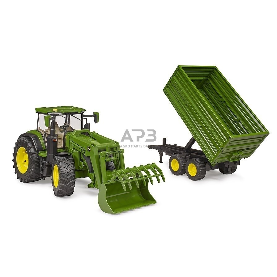 Bruder John Deere traktorius su tandemine priekaba 3155, 03155 2
