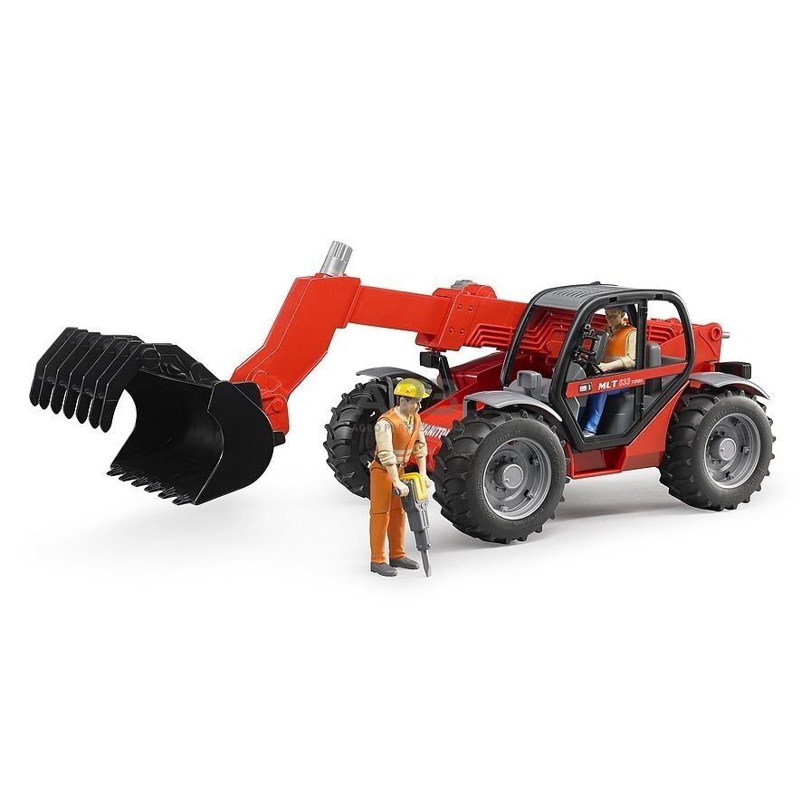Bruder traktorius su teleskopiniu krautuvu Manitou MLT 633, 02125 1 Bruder traktorius su teleskopiniu krautuvu Manitou MLT 633, 02125 1