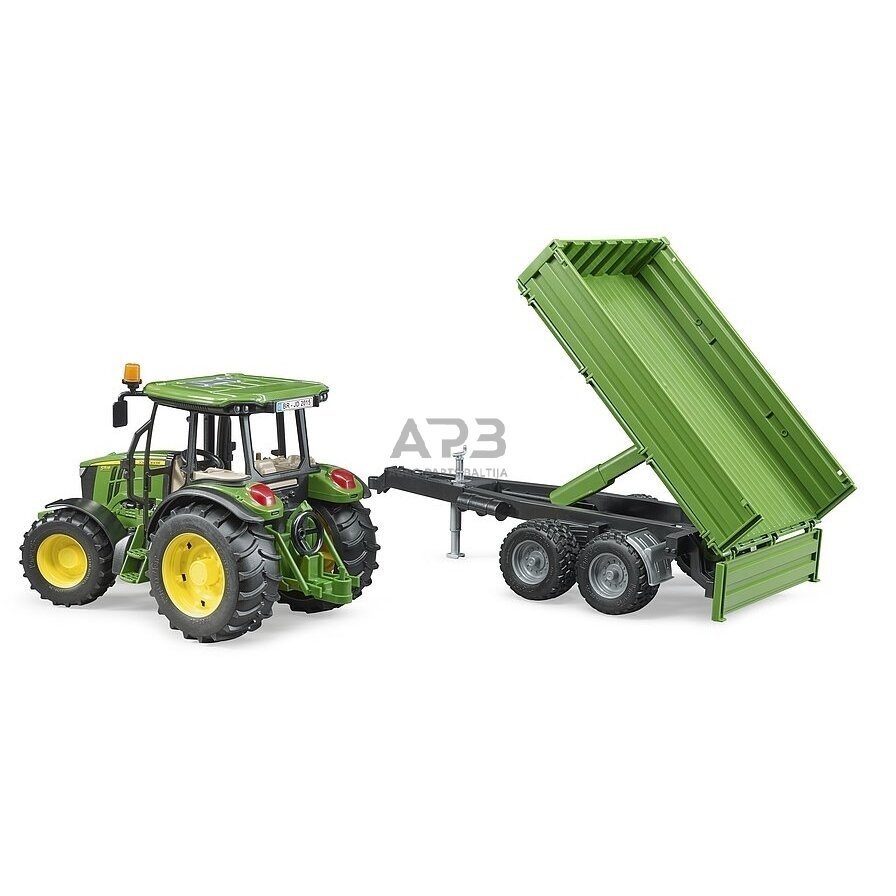 Bruder traktorius John Deere 5115M su priekaba 02108 2 Bruder traktorius John Deere 5115M su priekaba 02108 2