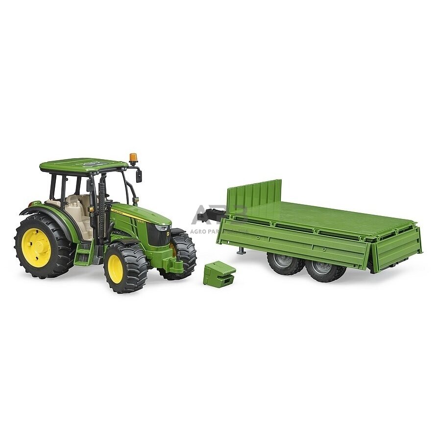 Bruder traktorius John Deere 5115M su priekaba 02108 3 Bruder traktorius John Deere 5115M su priekaba 02108 3
