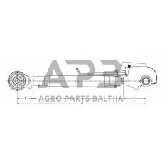 Centrinė traukė toplink 510,00 mm – 1000,00 mm M36 CBM 3PGGH3252