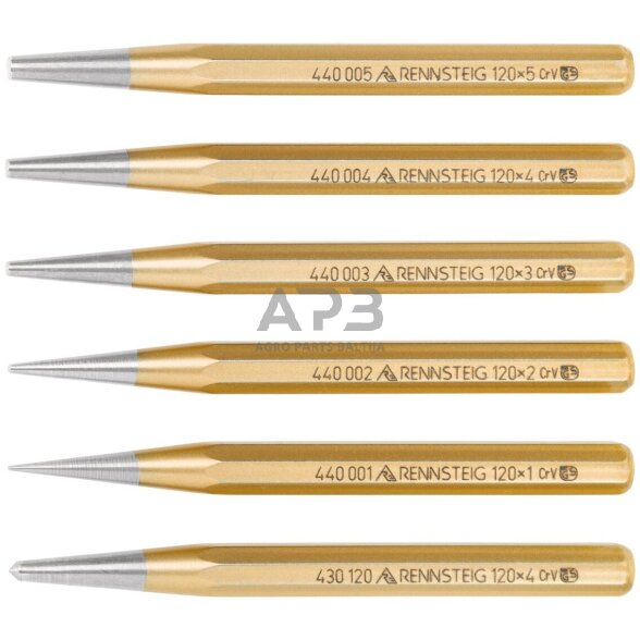 Centro žymeklių rinkinys 6vnt. RENNSTEIG 2 Centro žymeklių rinkinys 6vnt. RENNSTEIG 2