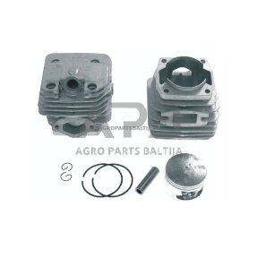 Cilindro komplektas kinietiškiems pjūklams 45mm 52cc DUAL