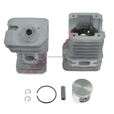 Cilindro komplektas su stūmokliu Husqvarna 49 stūmoklis 40 mm. 506 01 06-07, 5060106-07, 506010607, 503 62 55-02, 5036255-02, 503625502
