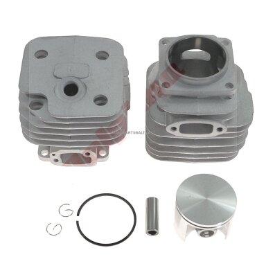 Cilindro komplektas su stūmokliu Husqvarna 272XP stūmoklis 50 mm. 503 61 10-71, 5036110-71, 503611071, 503 44 82-71, 5034482-71, 503448271, 544 22 29-02, 5442229-02, 544222902