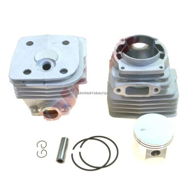 Cilindro komplektas su stūmokliu Husqvarna 385 XP stūmoklis 55 mm. 544 00 65-02, 5440065-02, 544006502