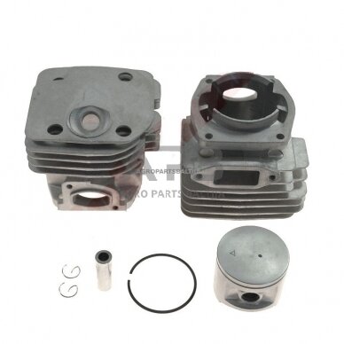 Cilindro komplektas su stūmokliu Husqvarna 371 stūmoklis 50 mm. 503 62 64-72, 5036264-72, 503626472, 503 62 64-73, 5036264-73, 503626473, 503 93 93-71, 5039393-71, 503939371, 503 93 93-72, 5039393-72, 503939372, 503 96 52-71, 5039685-71, 503968571
