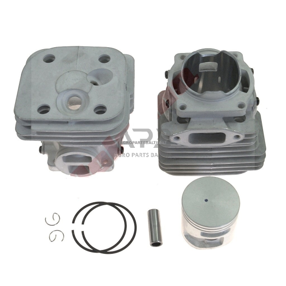 Cilindro komplektas su stūmokliu Husqvarna 365XP stūmoklis 50 mm. 575 77 41-01, 5757741-01, 575774101, 575 77 41-02, 5757741-02, 575774102