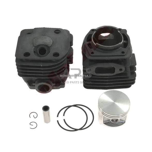 Cilindro komplektas su stūmokliu Husqvarna 371 stūmoklis 52 mm NIKASIL. 503 62 64-72, 5036264-72, 503626472, 503 62 64-73, 5036264-73, 503626473, 503 93 93-71, 5039393-71, 503939371, 503 93 93-72, 5039393-72, 503939372, 503 96 52-71, 5039685-71, 503968571