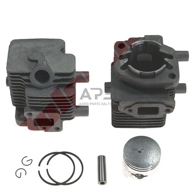 Cilindro komplektas su stūmokliu kiniškoms krūmapjovėms 32 mm TL 23cc MITSUBISHI Cilindro komplektas su stūmokliu kiniškoms krūmapjovėms 32 mm TL 23cc MITSUBISHI