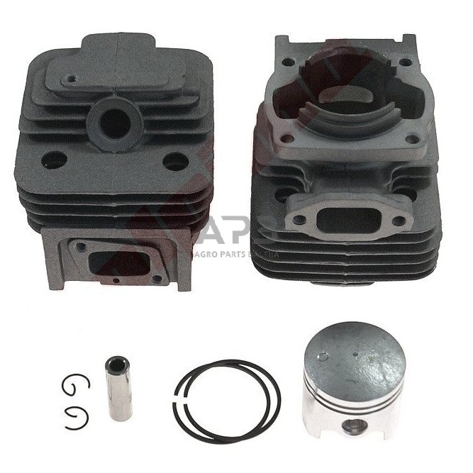 Cilindro komplektas su stūmokliu kiniškoms krūmapjovėms 40 mm TL 43cc MITSUBISHI Cilindro komplektas su stūmokliu kiniškoms krūmapjovėms 40 mm TL 43cc MITSUBISHI