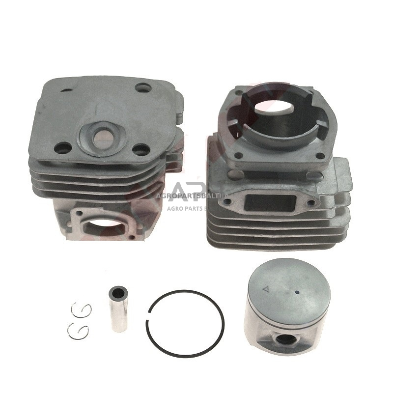 Cilindro komplektas su stūmokliu Husqvarna 372 EPA stūmoklis 50 mm. 503 62 64-72, 5036264-72, 503626472, 503 62 64-73, 5036264-73, 503626473, 503 93 93-71, 5039393-71, 503939371, 503 93 93-72, 5039393-72, 503939372, 503 96 52-71, 5039685-71, 503968571