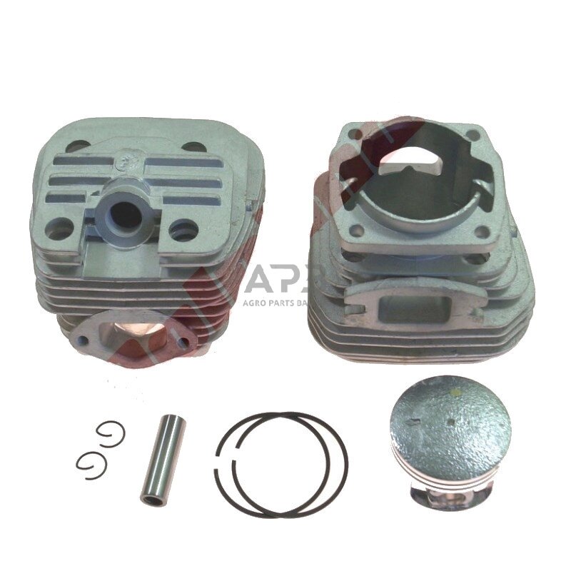 Cilindro komplektas su stūmokliu kiniškiems pjūklams 45 mm 52cc DUAL Cilindro komplektas su stūmokliu kiniškiems pjūklams 45 mm 52cc DUAL