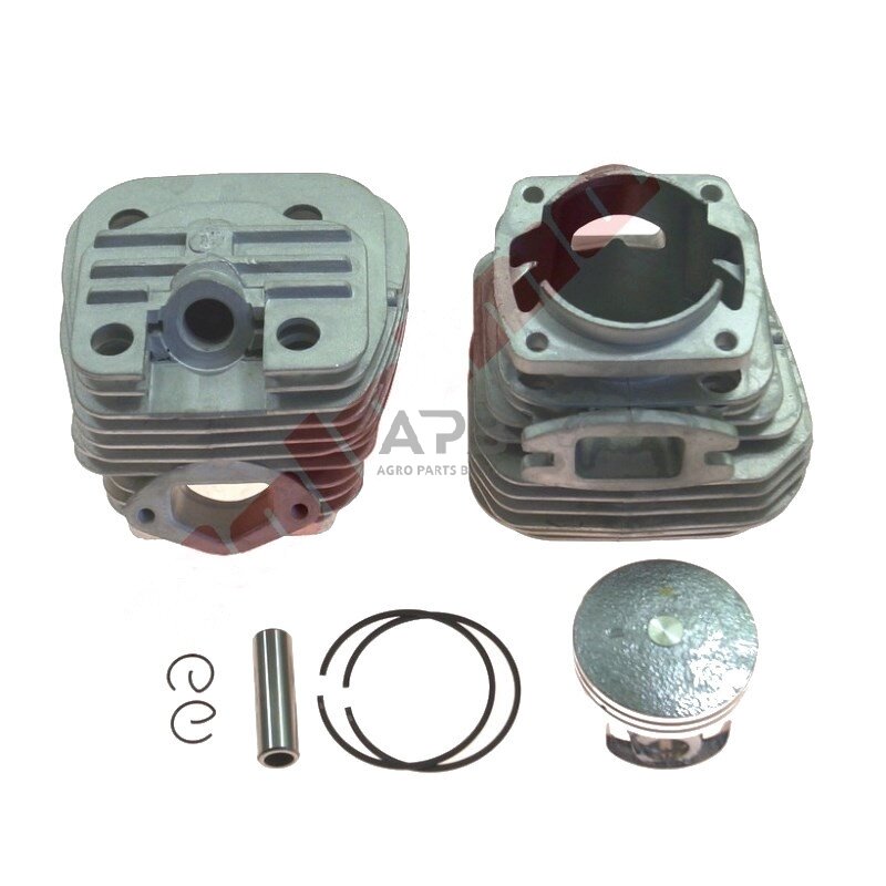 Cilindro komplektas su stūmokliu kiniškiems pjūklams 45,2 mm 58cc DUAL Cilindro komplektas su stūmokliu kiniškiems pjūklams 45,2 mm 58cc DUAL