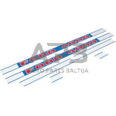 Dalis Ford technikai 81822595GP Lipdukų rinkinys FORD 4000