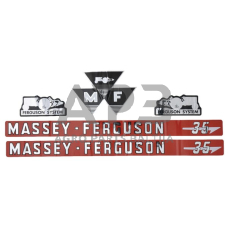 Dalis Massey Ferguson technikai 141215001 Lipdukų rinkinys