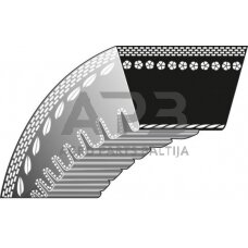 Dantytas diržas Kynast 10x622mm La 35-V-401, 35-V-402, 35-V-403, 100.000.047, 100000047, 00.3091.10, 00309100