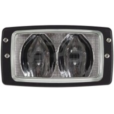 Darbo žibintas stačiakampis Halogen, 55/70W, 12/24V, 182x102mm, Hella 1GB996080021