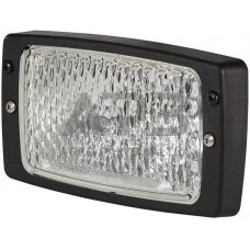 Darbo žibintas stačiakampis Halogen, 55/70W, 12/24V, 182x103x102mm, Hella 1GB006213111