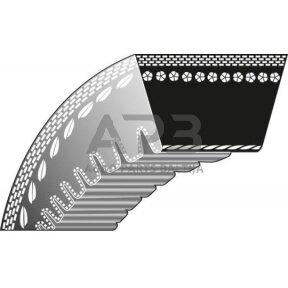 Dantytas diržas Eurosystems 9,70x575mm La 13002610195