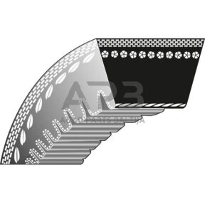 Dantytas diržas Stihl 10x890mm Li, 10x925mm La TS 50, TS 510, TS 760, 94900007892, 94900007891, 94900007890