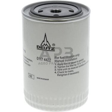 Dalis DEUTZ-FAHR technikai 01174422 Spin-On kuro filtras