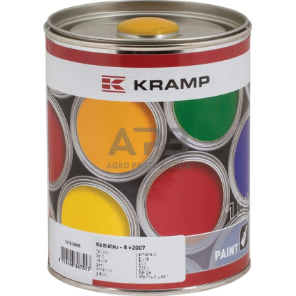 Dažai žemės ūkio technikai 147808KR Komatsu geltonas - 8 nuo 2007 m Dažai žemės ūkio technikai 147808KR Komatsu geltonas - 8 nuo 2007 m