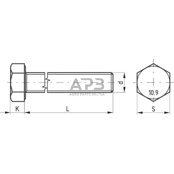 Dalis DEUTZ-FAHR technikai 022812035N Deutz-Fahr varžtas 2 Dalis DEUTZ-FAHR technikai 022812035N Deutz-Fahr varžtas 2