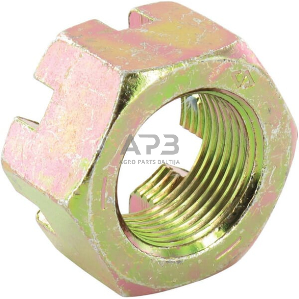 Dalis John Deere technikai 14H920 Castle veržlė 1" 2 Dalis John Deere technikai 14H920 Castle veržlė 1" 2