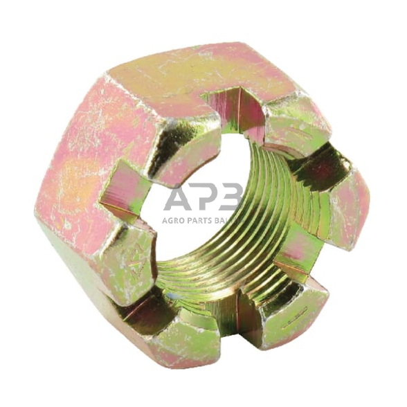 Dalis John Deere technikai 14H920 Castle veržlė 1" Dalis John Deere technikai 14H920 Castle veržlė 1"