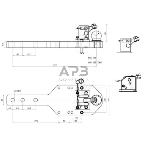 Dalis Scharmüller 009606420A11 Nešimo plokštė K80 4 Dalis Scharmüller 009606420A11 Nešimo plokštė K80 4