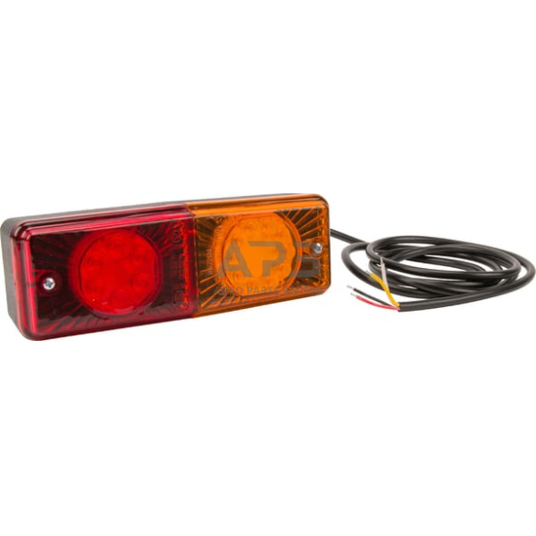 Daugiafunkcinis galinis žibintas LED, stačiakampis, 12-24V, 200x70x60mm, LA40015 Daugiafunkcinis galinis žibintas LED, stačiakampis, 12-24V, 200x70x60mm, LA40015