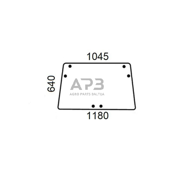 Dalis John Deere technikai AL70099 Galinis stiklas Dalis John Deere technikai AL70099 Galinis stiklas