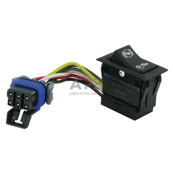 Dalis John Deere technikai RE43682 jungiklis Dalis John Deere technikai RE43682 jungiklis