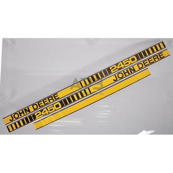 Dalis John Deere technikai TR2450JD Lipdukų rinkinys "John Deere 2450" Dalis John Deere technikai TR2450JD Lipdukų rinkinys "John Deere 2450"