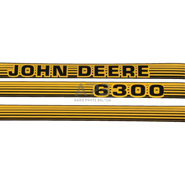 Dalis John Deere technikai TR6300JD Lipdukų rinkinys "John Deere 6300"