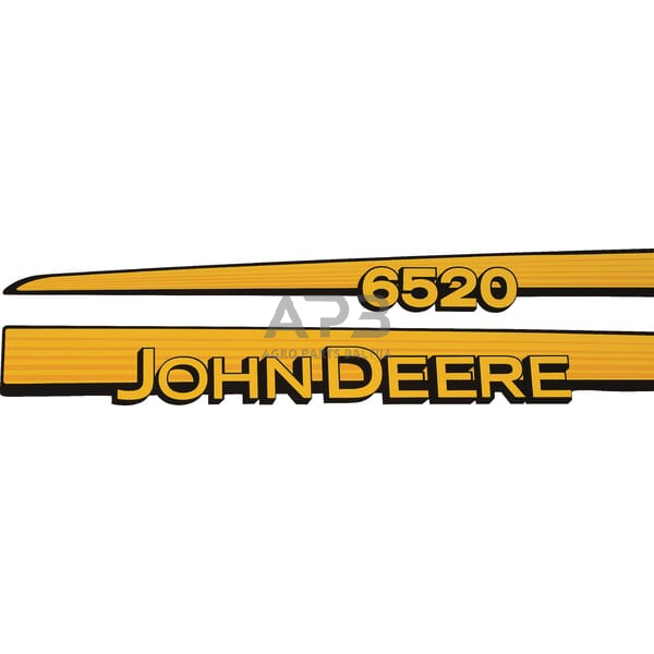Dalis John Deere technikai TR6520JD Lipdukų rinkinys "John Deere 6520" Dalis John Deere technikai TR6520JD Lipdukų rinkinys "John Deere 6520"