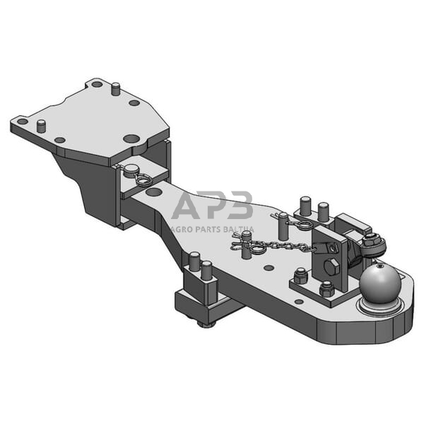 Dalis Scharmüller 009605210SETA02 Heavy Duty Trawbar K80® Steyr Terrus / Case Optum / NH-T7 HD SET