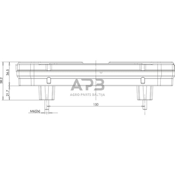 Daugiafunkcinis galinis žibintas kairinis LED, stačiakampis, 12-24V, 242x134x36.5mm, LA40007 6 Daugiafunkcinis galinis žibintas kairinis LED, stačiakampis, 12-24V, 242x134x36.5mm, LA40007 6