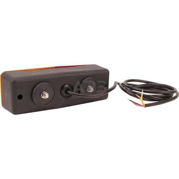 Daugiafunkcinis galinis žibintas LED, stačiakampis, 12-24V, 200x70x60mm, LA40015 3