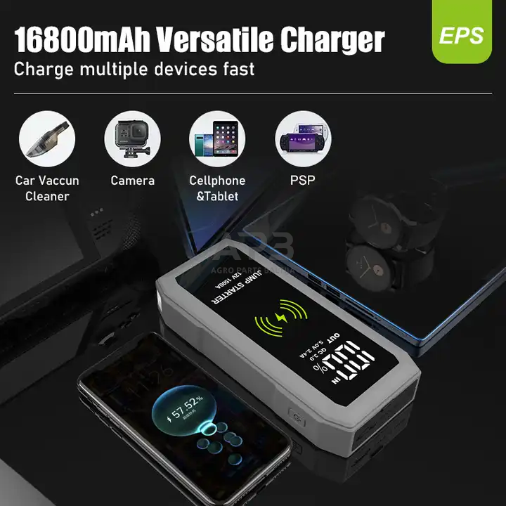 Daugiafunkcinis paleidėjas-įkroviklis12V 1500A 16.8Ah 3 Daugiafunkcinis paleidėjas-įkroviklis12V 1500A 16.8Ah 3