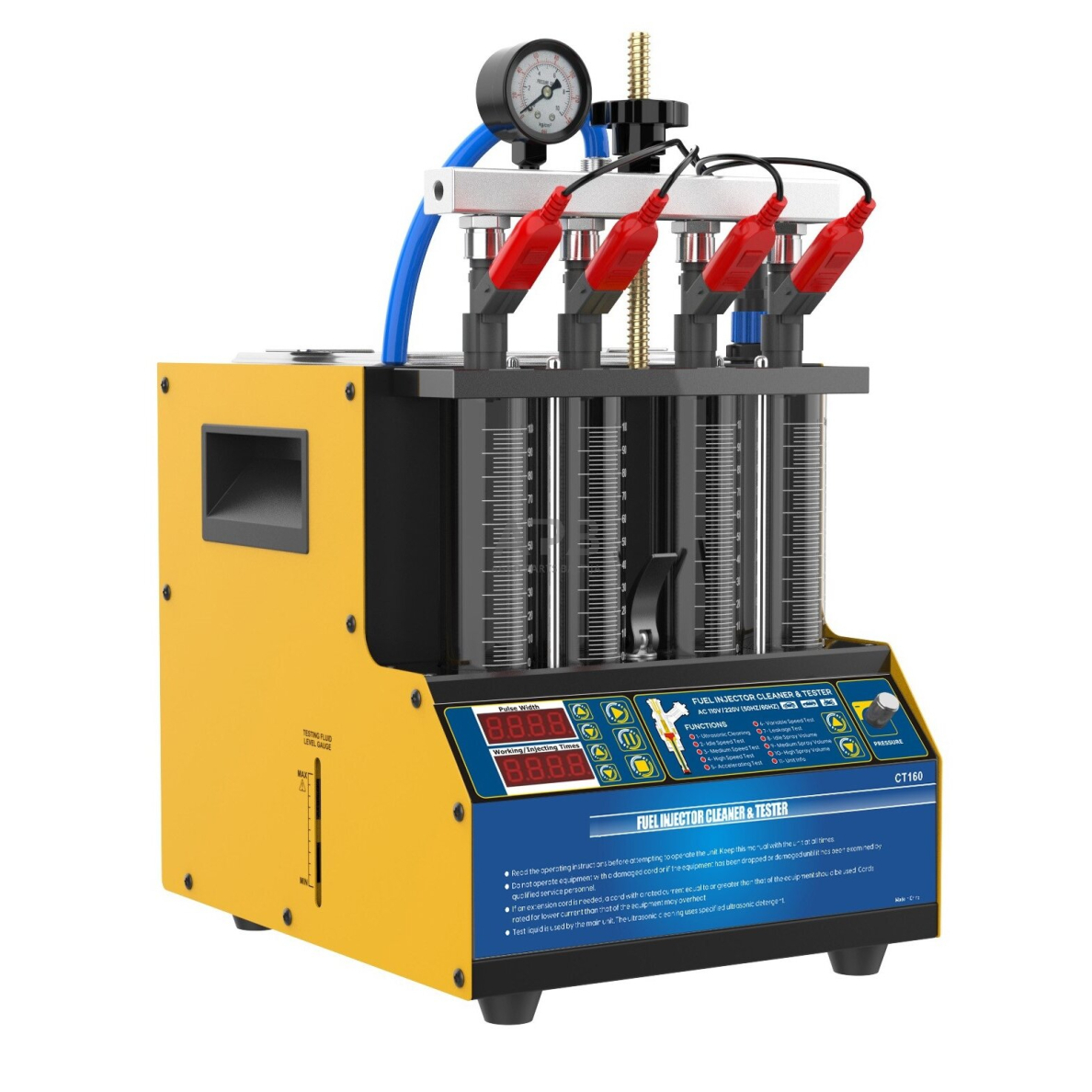 Degalų įpurškimo (benz.) testeris ir purkštukų valymo įrenginys 1 Degalų įpurškimo (benz.) testeris ir purkštukų valymo įrenginys 1