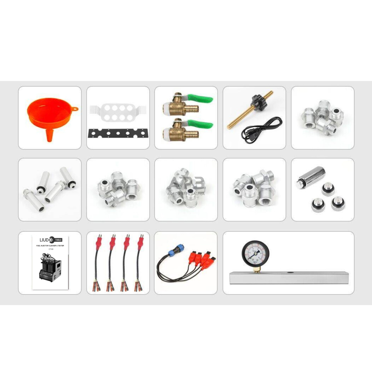 Degalų įpurškimo (benz.) testeris ir purkštukų valymo įrenginys 3 Degalų įpurškimo (benz.) testeris ir purkštukų valymo įrenginys 3