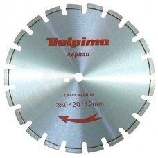 Deimantinis segmentinis pjovimo diskas asfaltui Laser 350x20mm 10x3,2mm